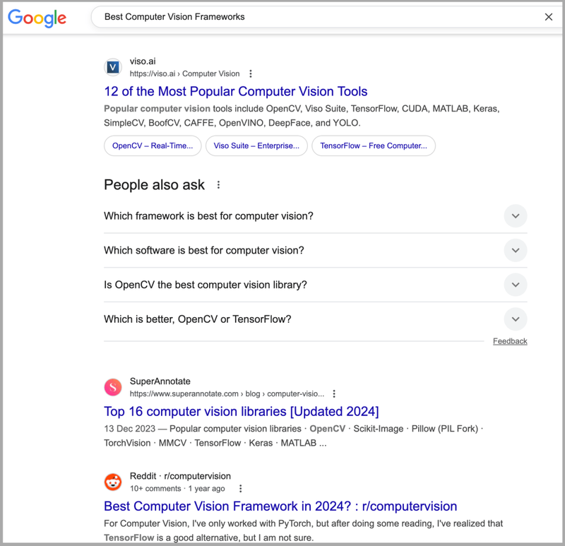 Google search to find ranking listicles for link insertion